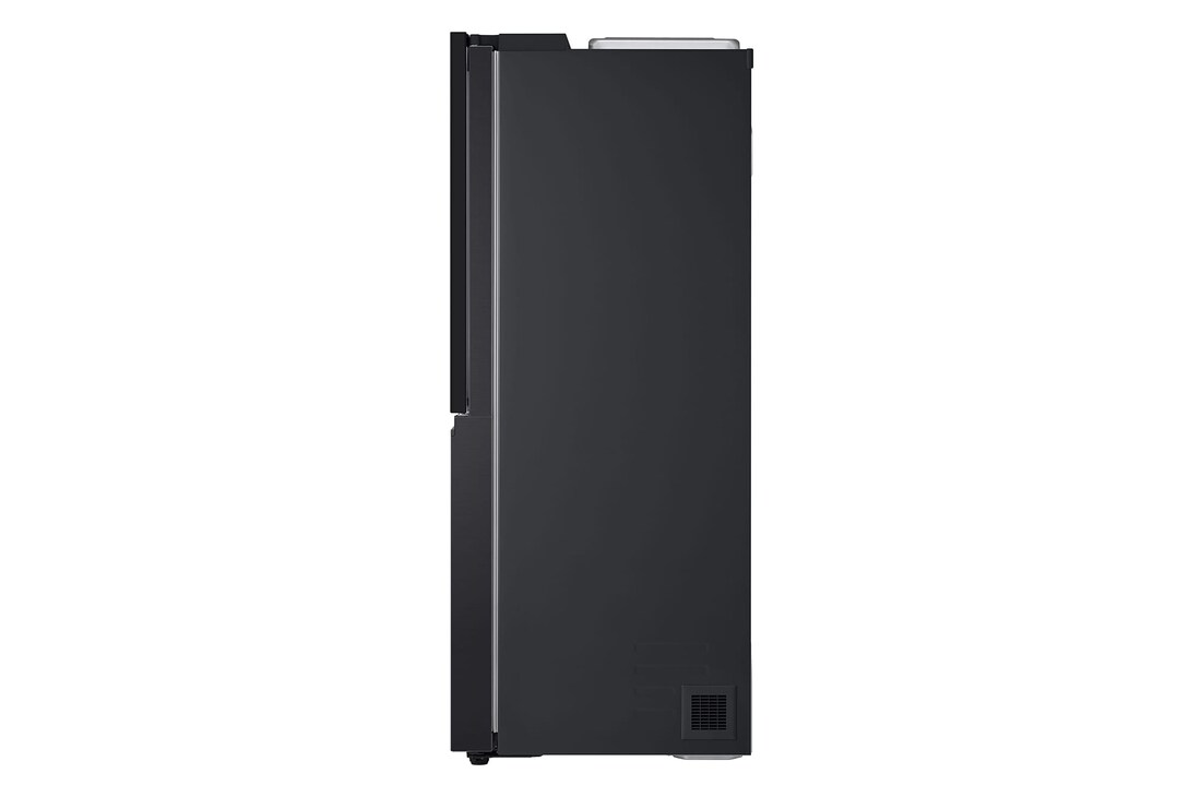 LG 628L InstaView® Door-in-Door® Side by Side Fridge in Essence Black Steel, GS-X6104EV