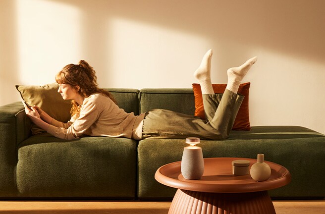 Image of LG XBOOM 360 XO2T in Lifestyle.