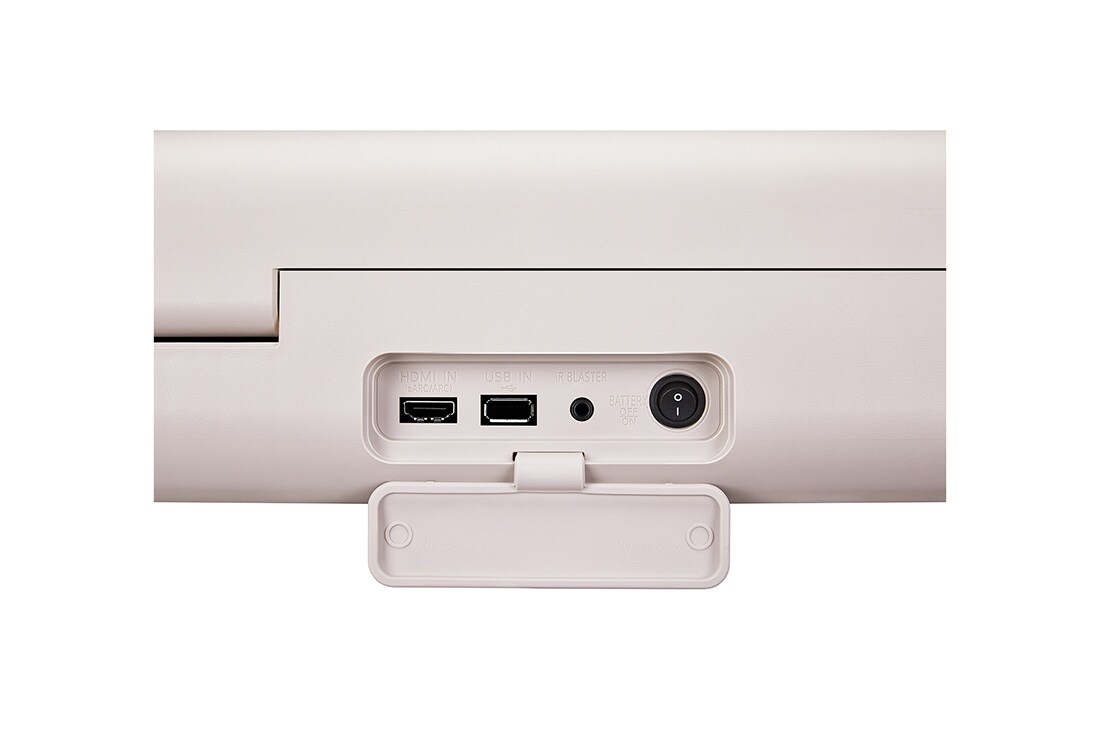 Close-up of the control panel