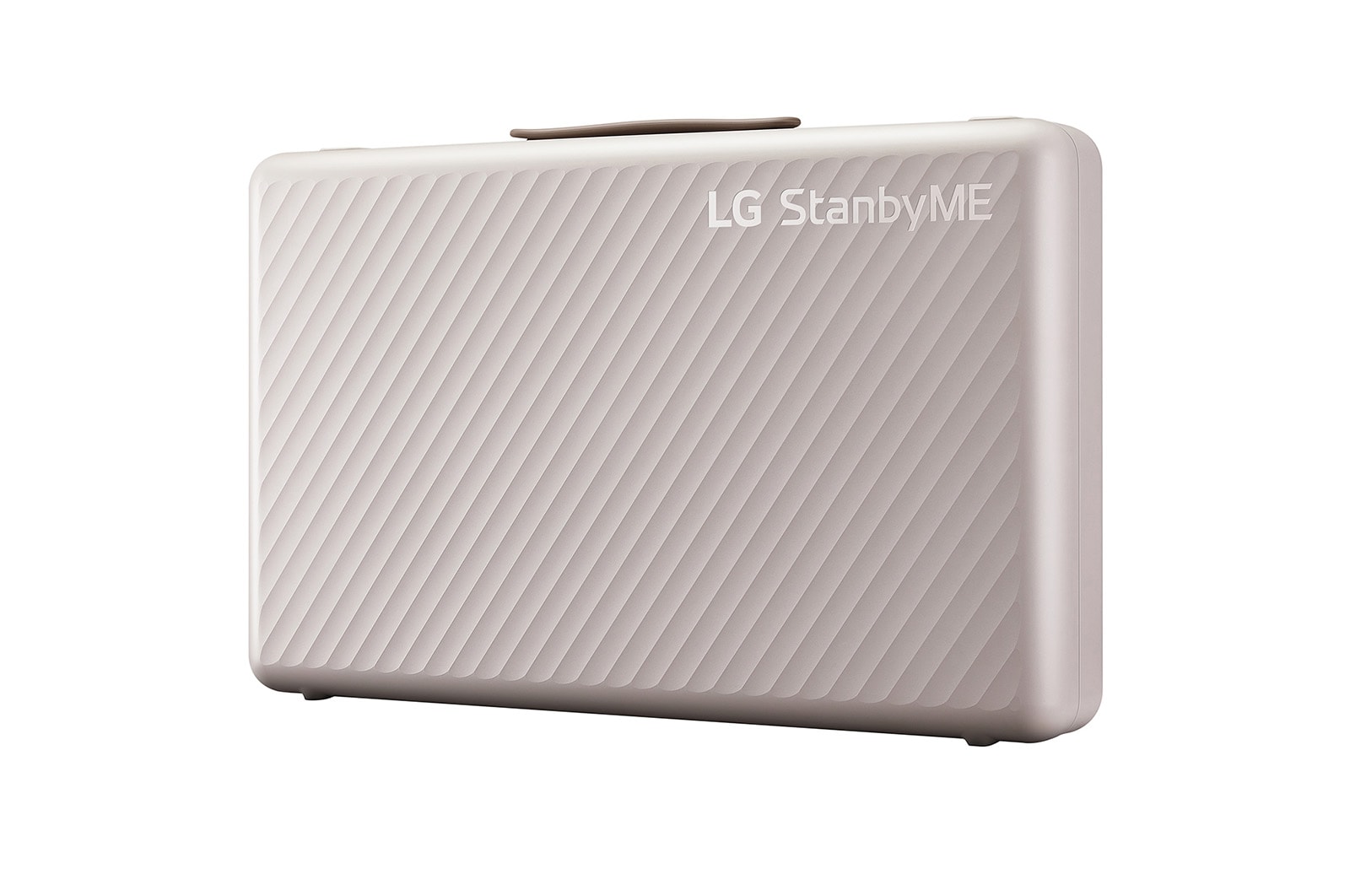 45 degree side view of the product that shows a logo