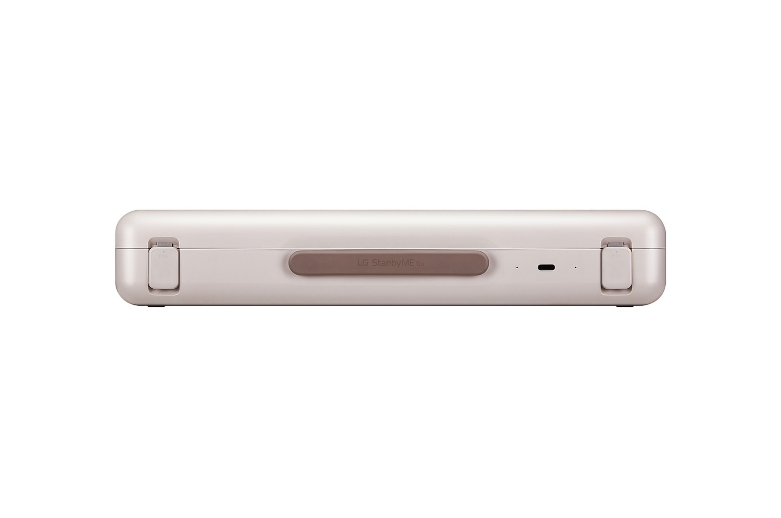 Front view of the product that shows a strap