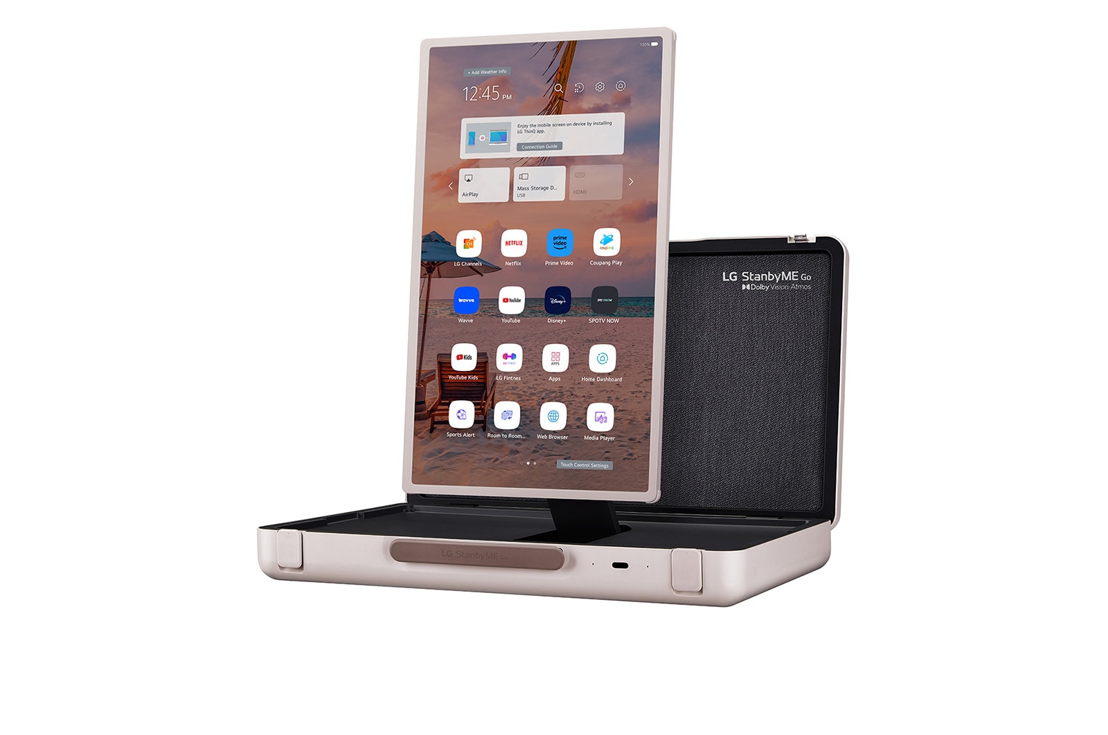 48 degree side view of vertical mode
