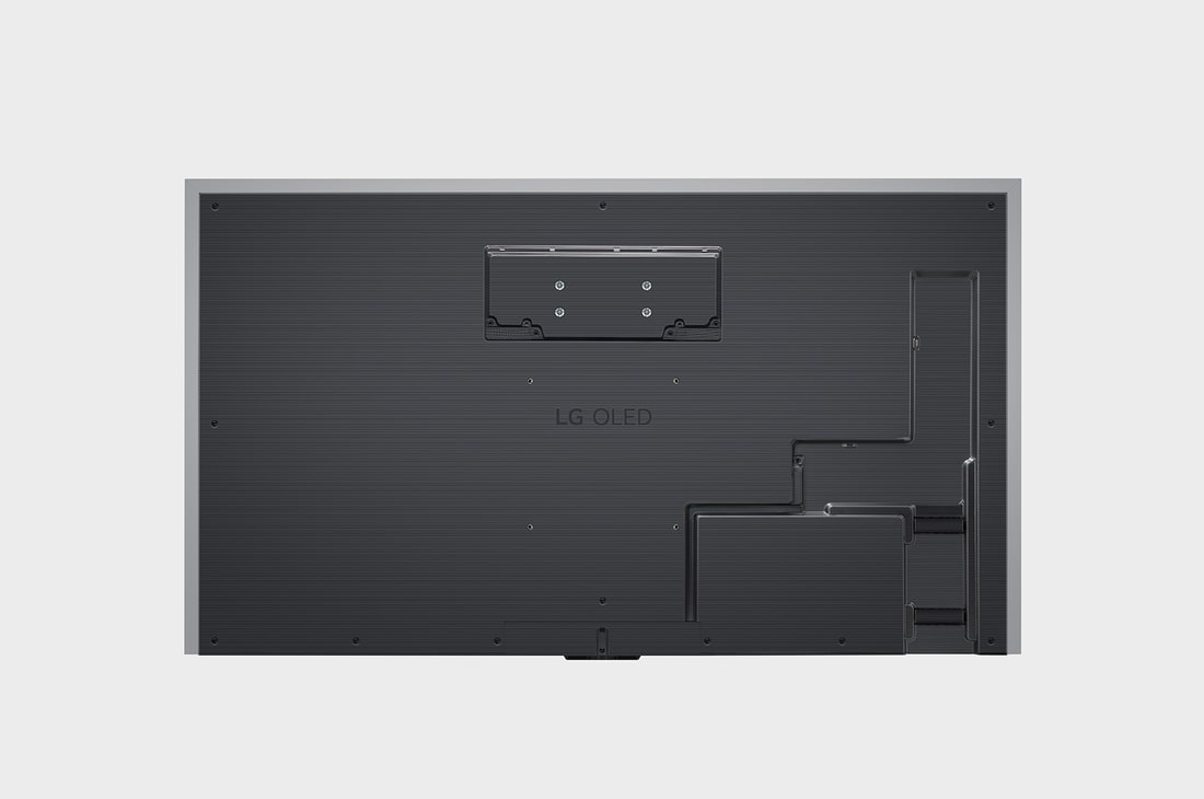Rear view of LG OLED evo TV, OLED M4