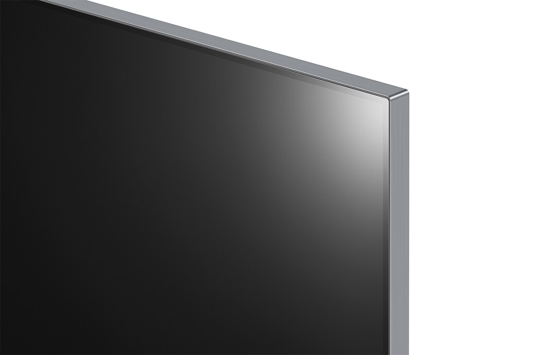 Close-up of the ultra-slim top edge of LG OLED M3