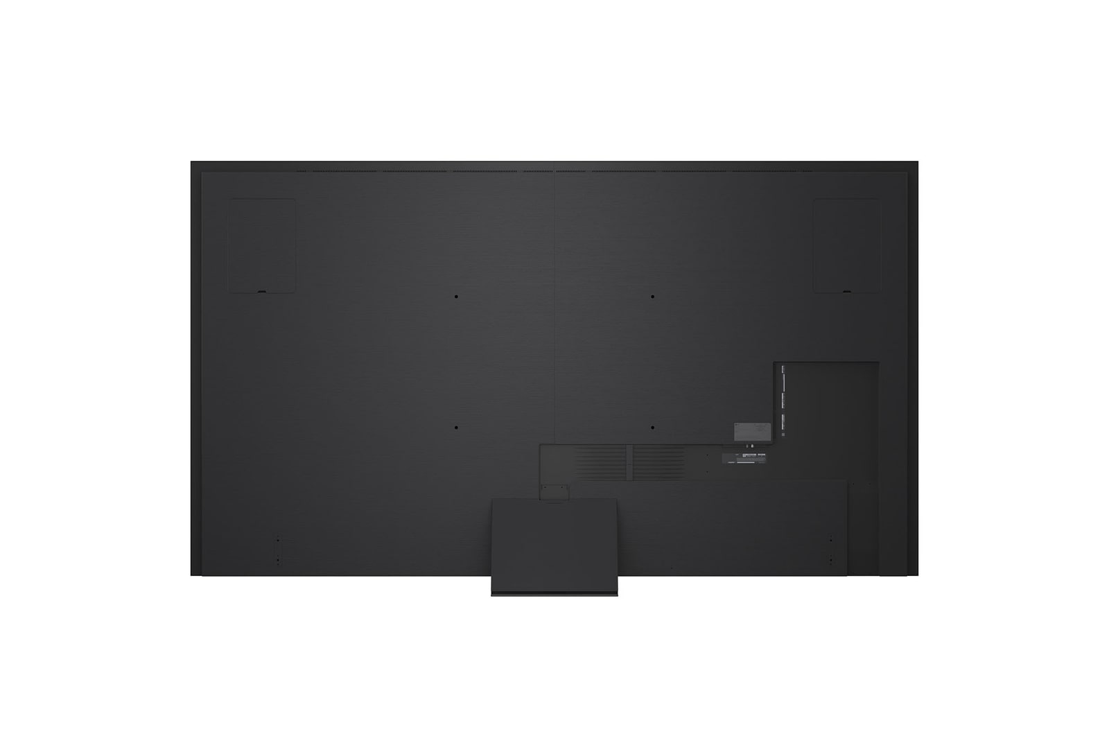 Rear view of LG QNED evo TV