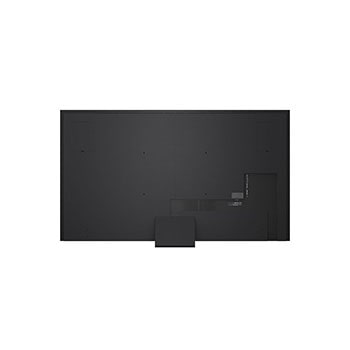 Rear view of LG QNED evo TV