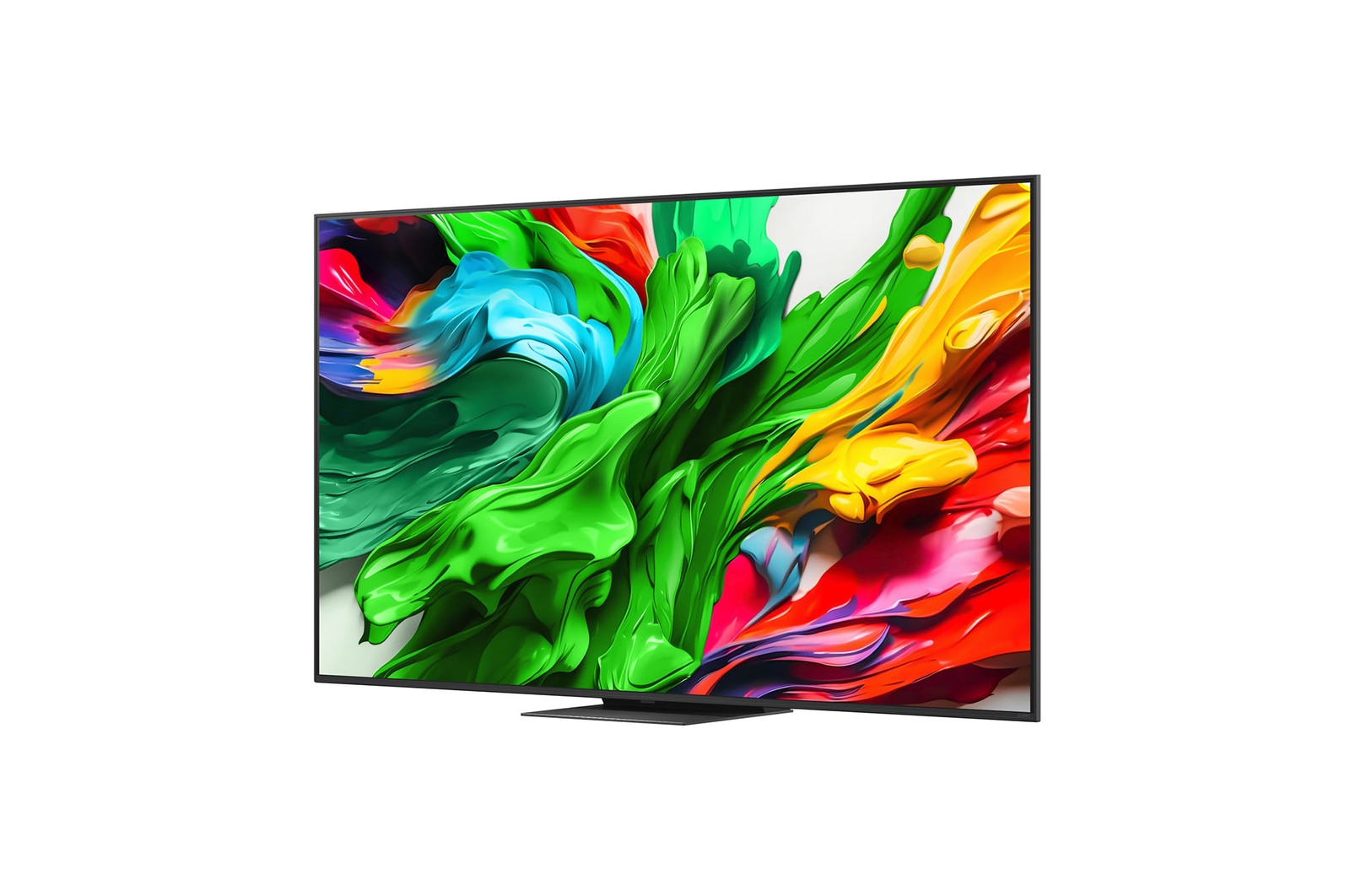 The alpha 8 AI Processor Gen2 lights up orange and pink, and colorful bolts of light shoot out from it. The title talks about how the processor delivers 4K quality, stunning color and brightness. Image text reads approximately 1.7 times NPU greater Al Neural Processing and 1.4 times CPU Faster Operation.