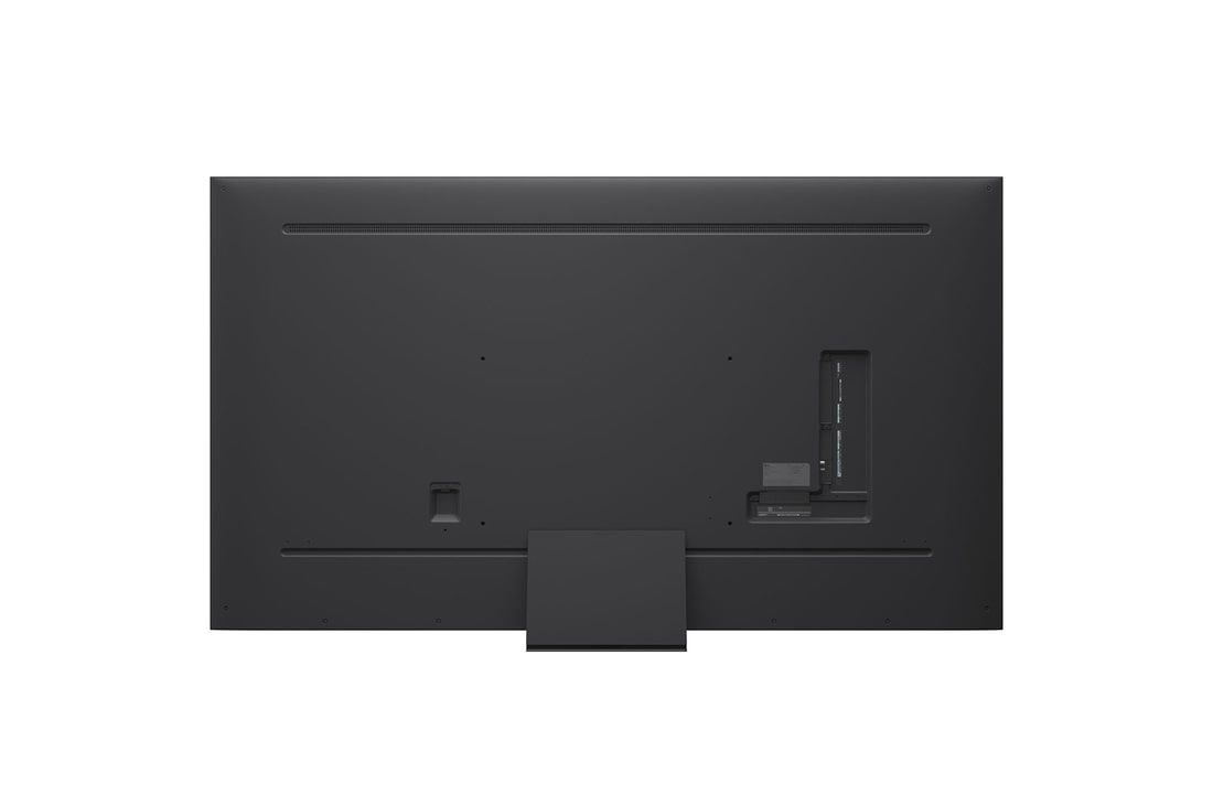 Rear view of LG QNED evo TV