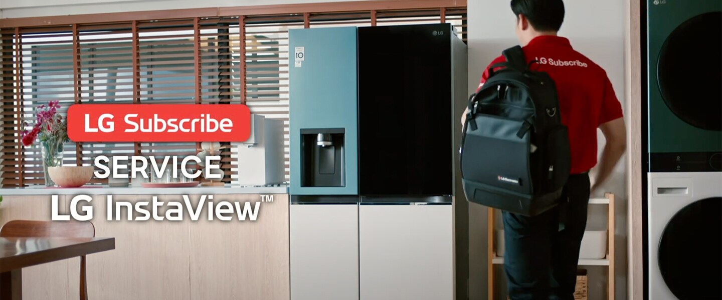 LG fridge freezer maintenance steps by/for self service care.	