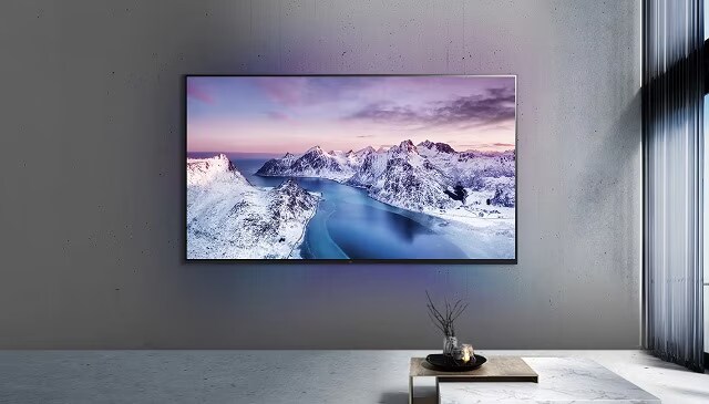 ทีวี LG UHD ในห้องนั่งเล่น