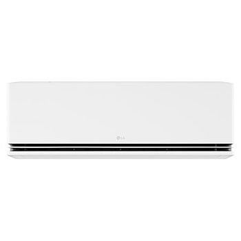 มุมมองด้านหน้าของเครื่องปรับอากาศ มุมมองด้านหน้าของเครื่องปรับอากาศแบบแยกส่วน LG 12000 BTU DUALCOOL AI Air {SAQ13}
