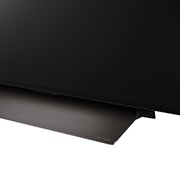 ภาพระยะใกล้ของ LG OLED evo TV, OLED C4 จากฐาน