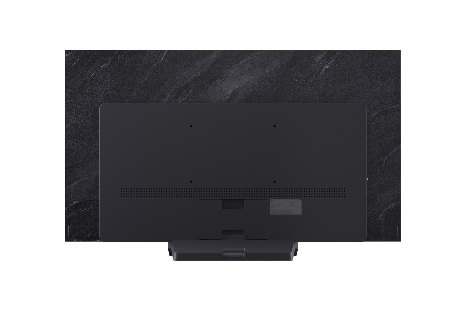 Rear view of LG OLED evo AI C5 4K Smart TV.