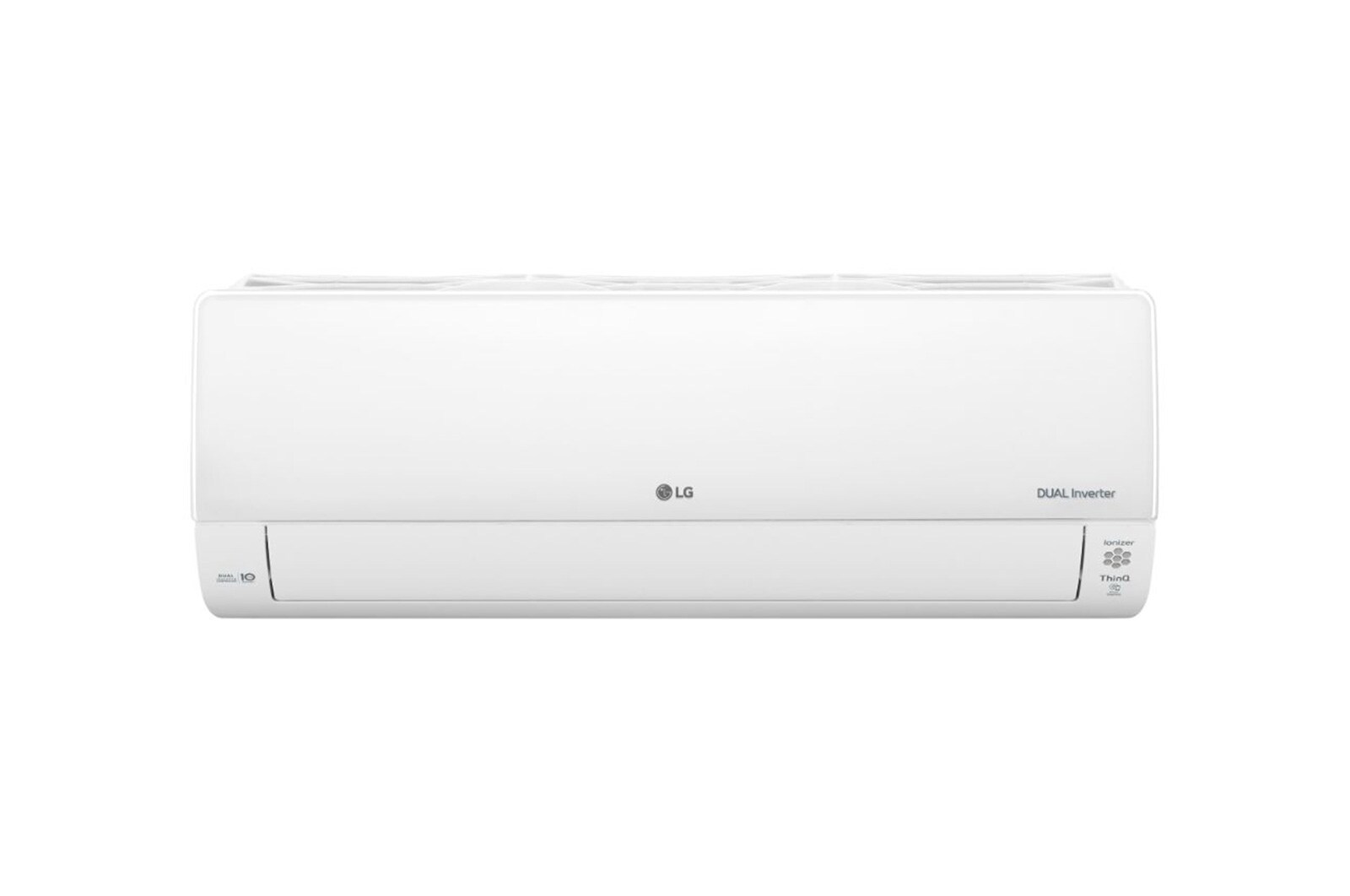 มุมมองด้านหน้าของสินค้า แอร์อินเวอร์เตอร์ 18,000 BTU รุ่น IHQ18R LG DUALCOOL Master(IHQ18R)