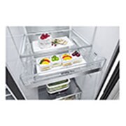 LG ตู้เย็น Instaview Door-in-Door รุ่น GC-Q257CQFS ขนาด 23.1 คิว ระบบ Inverter Linear Compressor พร้อม Smart WI-FI control ควบคุมสั่งงานผ่านสมาร์ทโฟน, GC-Q257CQFS