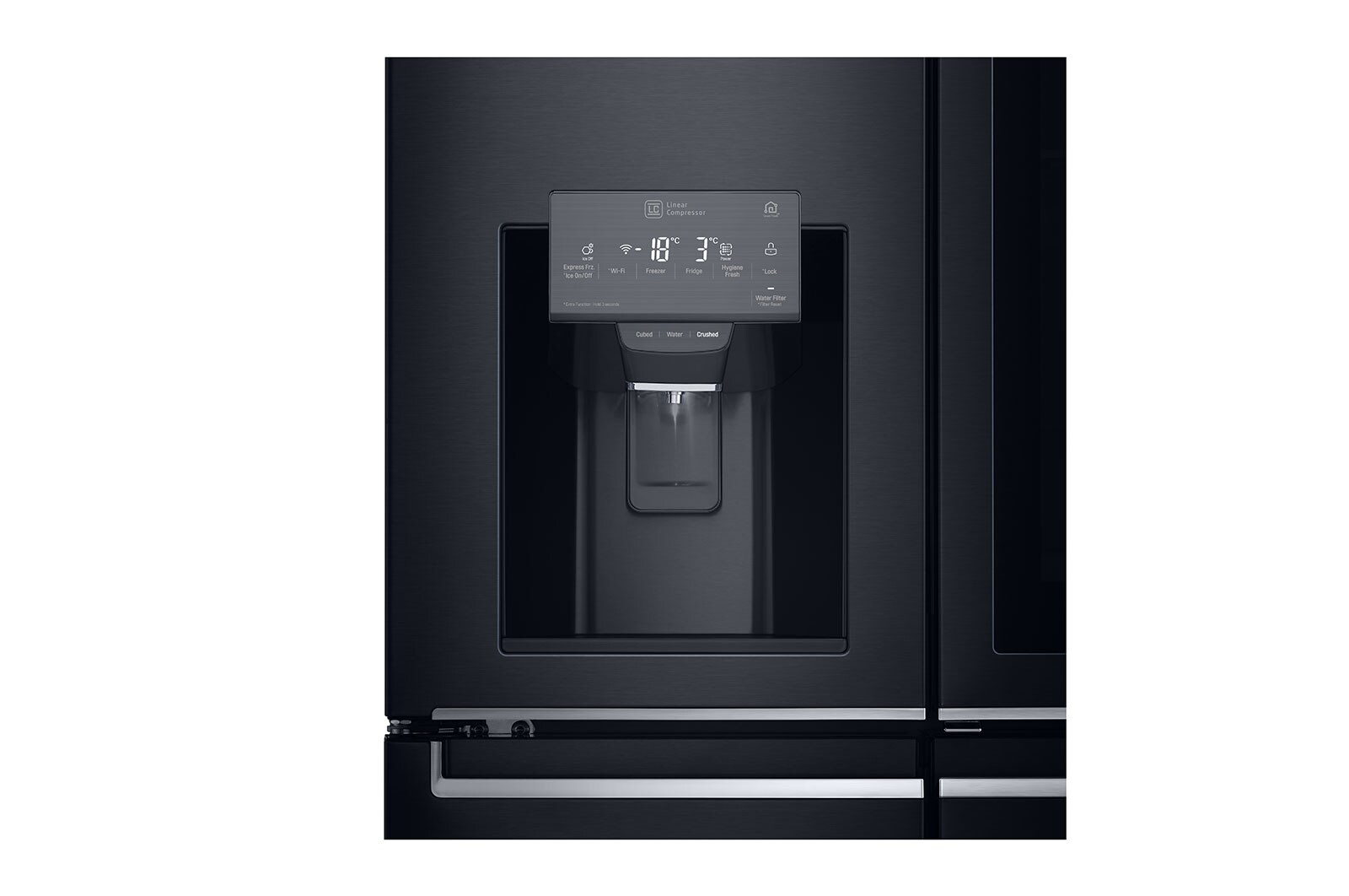 LG ตู้เย็น Multi Door รุ่น GC-X22FTQKL ขนาด 17.4 คิว ระบบ Inverter Linear Compressor พร้อม Smart WI-FI control ควบคุมสั่งงานผ่านสมาร์ทโฟน, GC-X22FTQKL