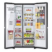 LG ตู้เย็น Instaview Door-in-Door รุ่น GC-X257CQES ขนาด 22.4 คิว ระบบ Inverter Linear Compressor พร้อม Smart WI-FI control ควบคุมสั่งงานผ่านสมาร์ทโฟน, GC-X257CQES