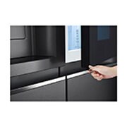 LG ตู้เย็น Instaview Door-in-Door รุ่น GC-X257CQES ขนาด 22.4 คิว ระบบ Inverter Linear Compressor พร้อม Smart WI-FI control ควบคุมสั่งงานผ่านสมาร์ทโฟน, GC-X257CQES