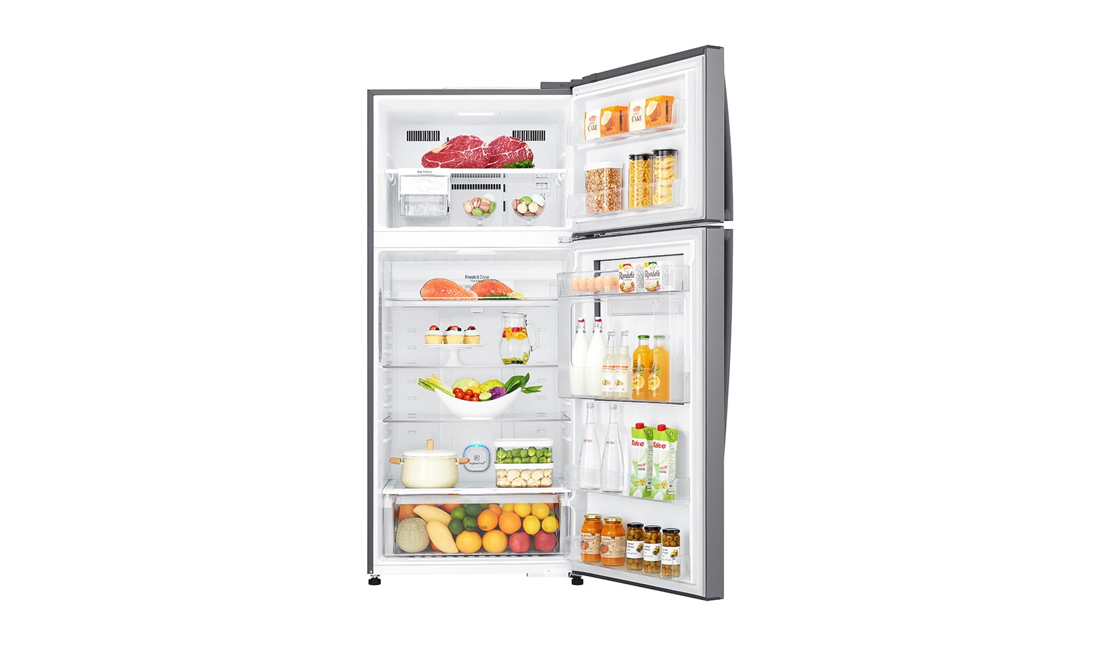 LG ตู้เย็น 2 ประตู รุ่น GN-A702HLHU ขนาด 18.1 คิว ระบบ Inverter Linear Compressor พร้อม Smart WI-FI control ควบคุมสั่งงานผ่านสมาร์ทโฟน, GN-A702HLHU