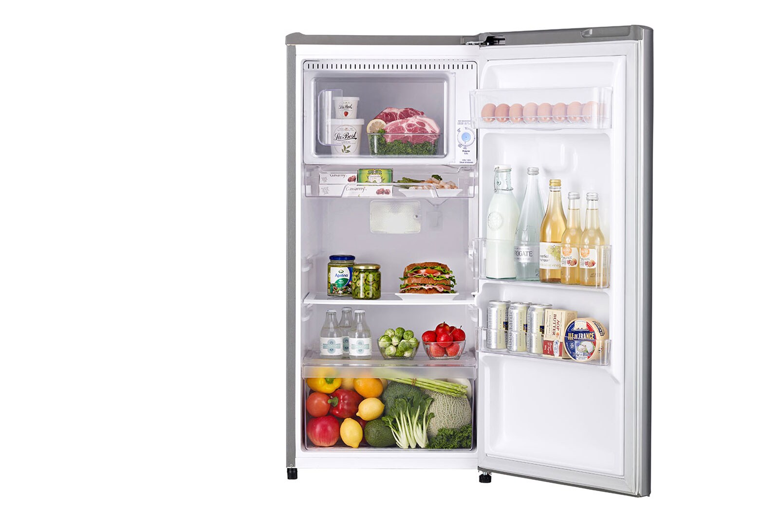 LG ตู้เย็น 1 ประตู รุ่น GN-Y201CLBB ขนาด 6.1 คิว ระบบ Smart Inverter Compressor, GN-Y201CLBB