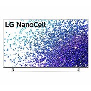 มุมมองด้านหน้าของ LG NanoCell 4K Smart TV รุ่น 50NANO77TPA | NanoCell Display | HDR10 Pro | LG ThinQ AI  |  Google Assistant 50NANO77TPA