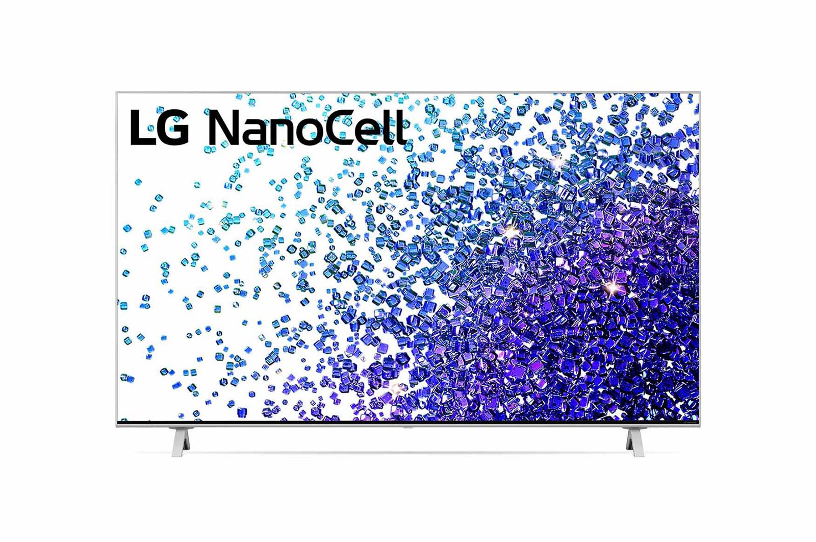 มุมมองด้านหน้าของ LG NanoCell 4K Smart TV รุ่น 50NANO77TPA | NanoCell Display | HDR10 Pro | LG ThinQ AI  |  Google Assistant 50NANO77TPA