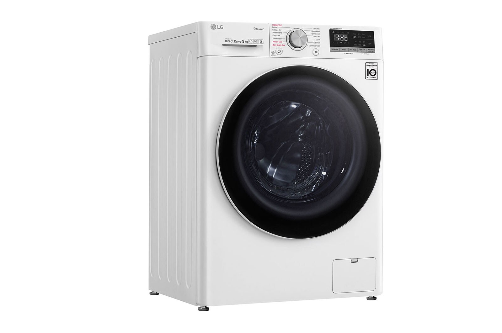 LG เครื่องซักผ้าฝาหน้า รุ่น FV1409D4W ระบบ AI DD™ ความจุซัก 9 กก. / อบ 6 กก. พร้อม Smart WI-FI control ควบคุมสั่งงานผ่านสมาร์ทโฟน, FV1409D4W