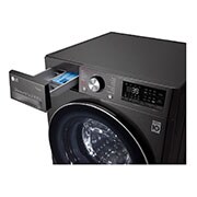 LG เครื่องซักผ้าฝาหน้า รุ่น FV1450H2B ระบบ AI DD™ ความจุซัก 10.5 กก./ อบ 7 กก. พร้อม Smart WI-FI control ควบคุมสั่งงานผ่านสมาร์ทโฟน, FV1450H2B