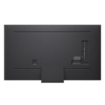 LG QNED evo AI QNED85 4K Smart TV’nin önden ve yandan görünümü uzunluk, genişlik, yükseklik ve derinlik boyutlarını gösteriyor.