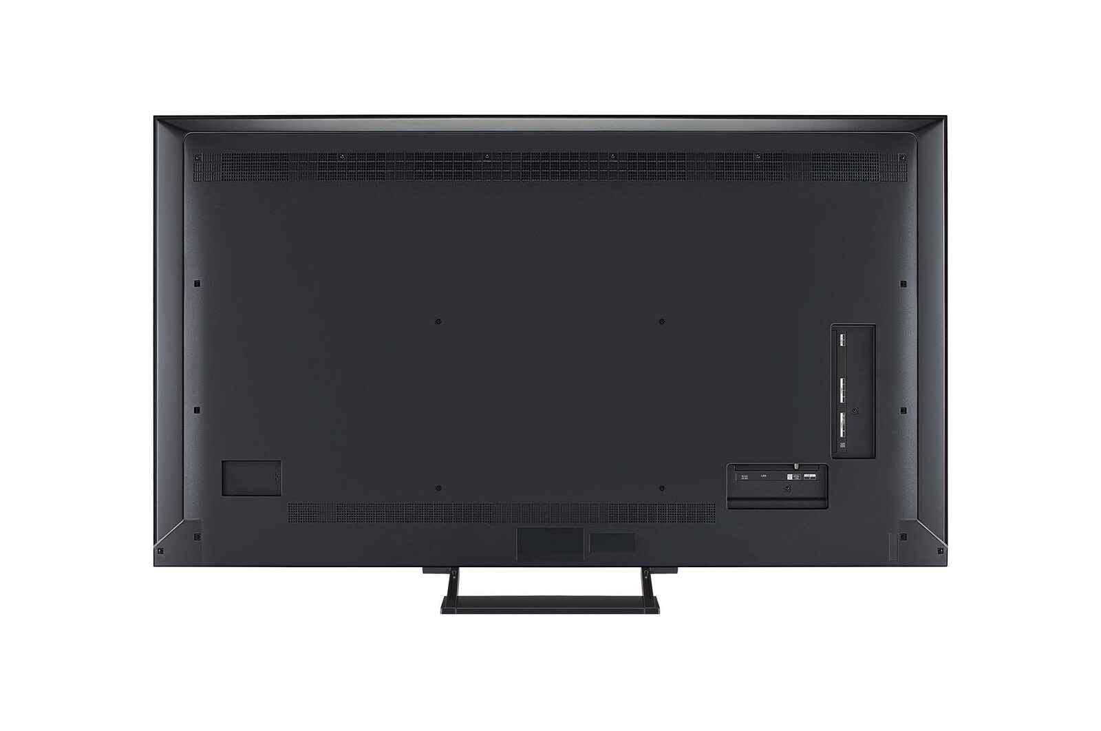 LG QNED evo QNED92 TV’nin arkadan görünümü.