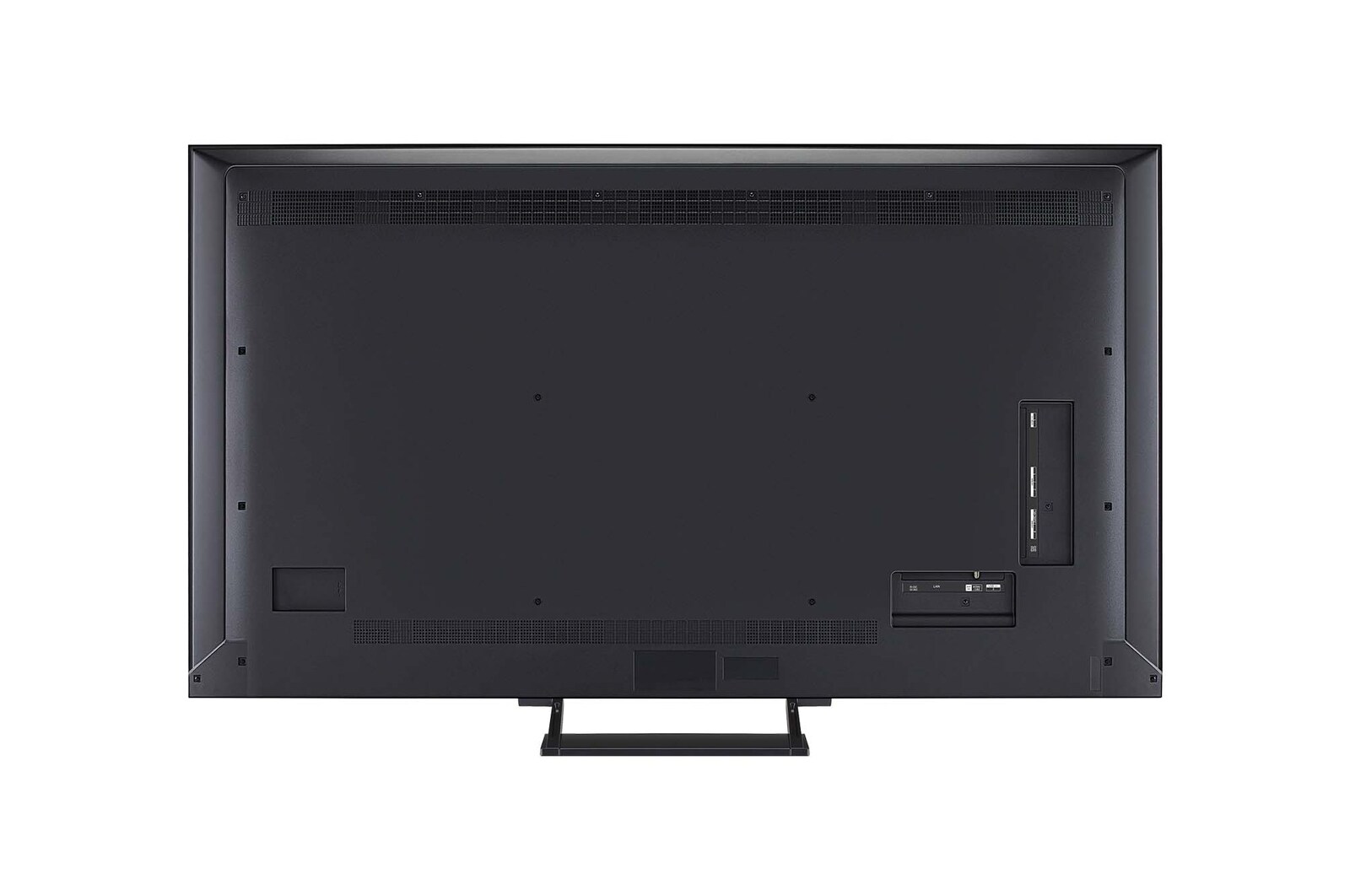 LG QNED evo QNED92 TV’nin arkadan görünümü.