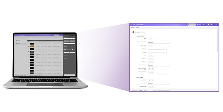 This is a screenshot of a real laptop interface, demonstrating control of multiple devices from a single laptop.	