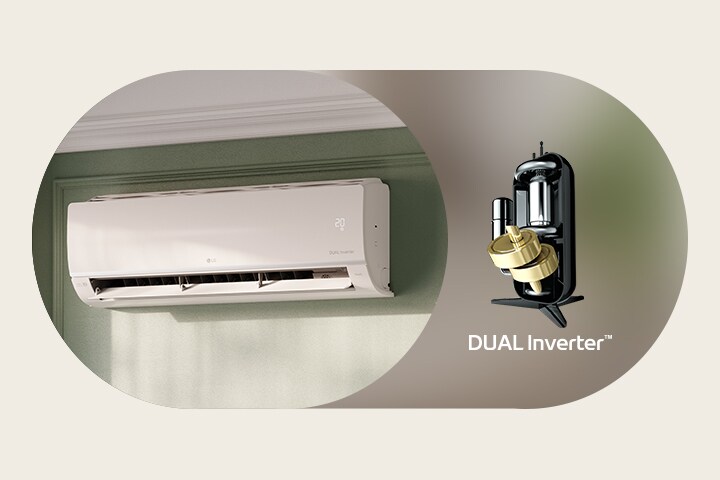 LG klima ve DUAL Inverter yer alıyor.