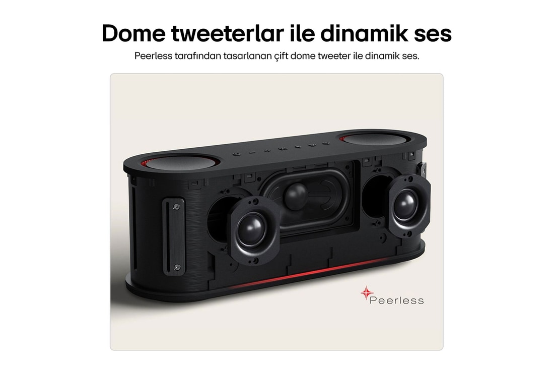 USP kartı: Çiftlik dome tweeter’lar