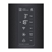 LG InstaView No Frost Buzdolabı  530 Litre 83,5cm Genişlik DoorCooling+ & Hygiene FRESH⁺ᵀᴹ  Mat Siyah, GC-Q22FTQKL