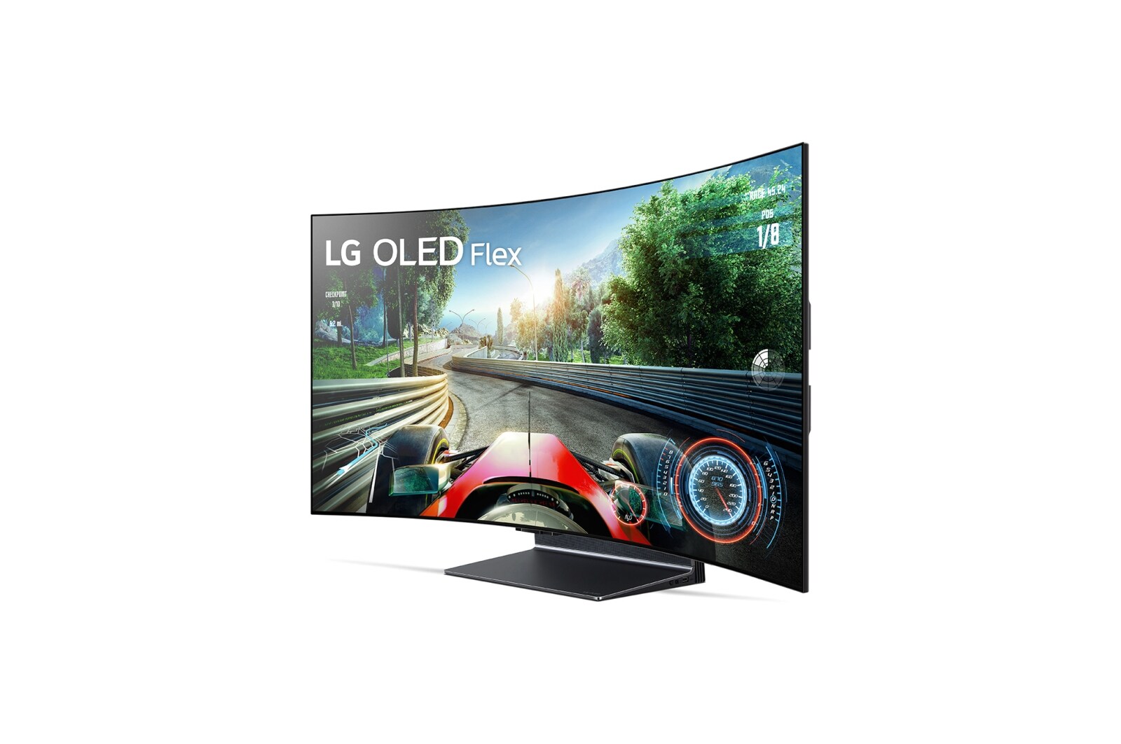 LG Flex, 42 inç OLED TV, Lifestyle Ekran, Kişiselleştirilebilir Esnek Ekran, 20 Kavis Seviyesi, 0.1 ms Tepki, 120Hz, 2023, 42LX3Q6LA