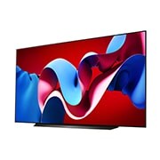 LG OLED evo TV, OLED C4’ün sola dönük görünümü