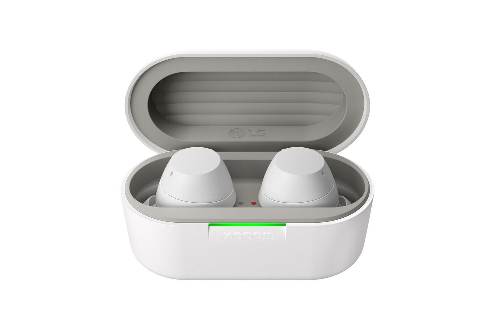 LG xboom Buds by will.i.am | Kablosuz Bluetooth Kulaklık | xboom İmza Sesi | Aktif Gürültü Engelleme | Beyaz Renk, xboomBuds
