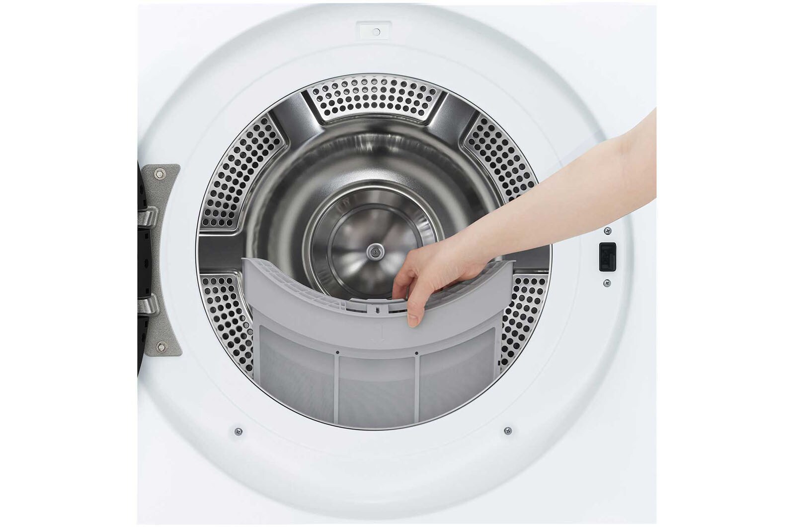 LG 20公斤 AI 免曬衣乾衣機｜雙變頻熱泵除濕｜冰瓷白, WR-20DW