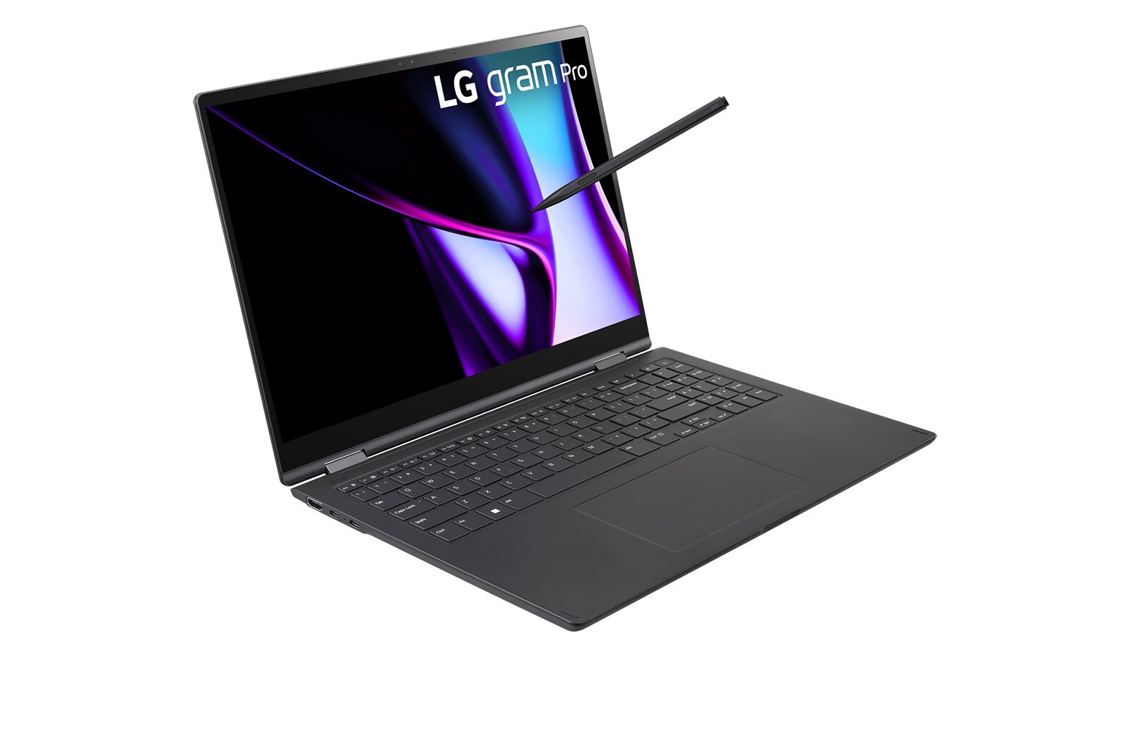 LG gram Pro 16'' Windows 11 Home 極致輕薄 2-in-1 AI 翻轉觸控筆電 - 曜石黑 (1TB / Intel<sup>®</sup> Core™ Ultra 7 Evo), 16T90SP-K