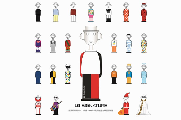 LG SIGNATURE X Alessandro Mendini 所設計的各種開瓶器圖片