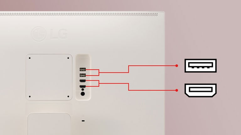 我們的智慧型螢幕備有兩個 USB 和兩個 HDMI 連接埠。