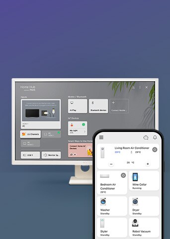  											透過 ThinQ App 控制	 									