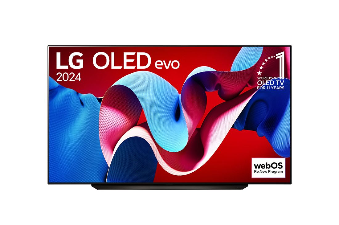 LG 83吋/ LG OLED evo AI 4K 語音物聯網 C4 極緻系列 (可壁掛)/2024, OLED83C4PTA