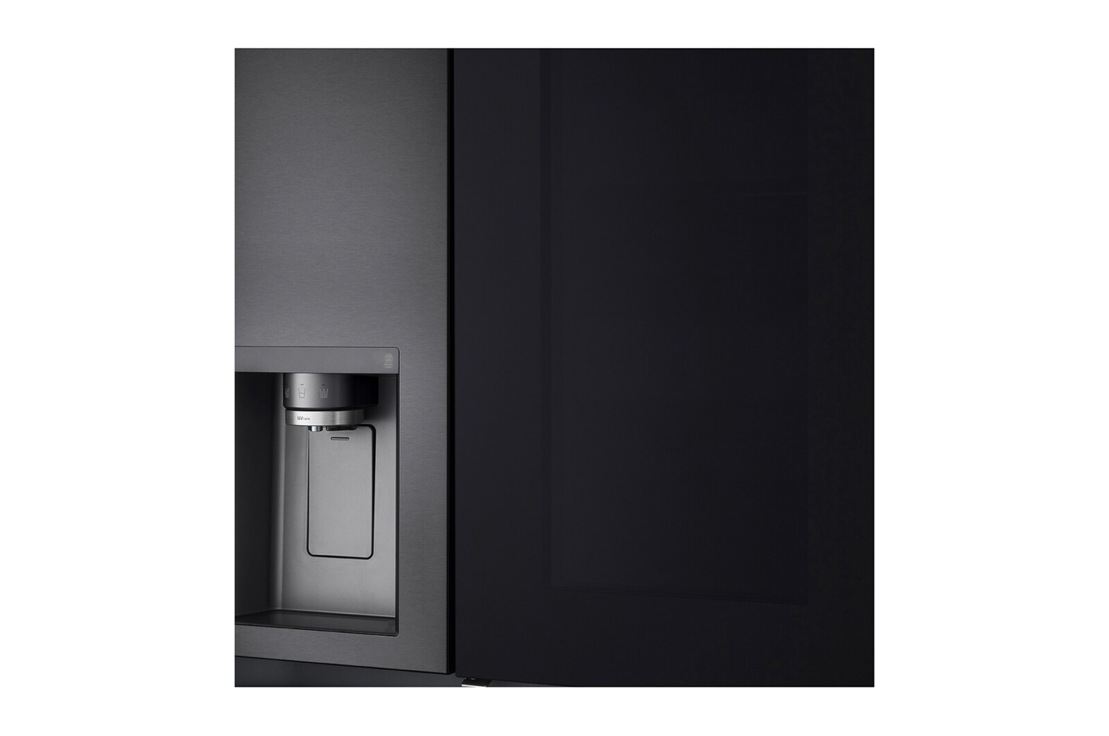 LG InstaView™敲敲看門中門冰球冰箱<br>星夜黑/734公升 (冷藏485/冷凍249), GR-QPLC82BS