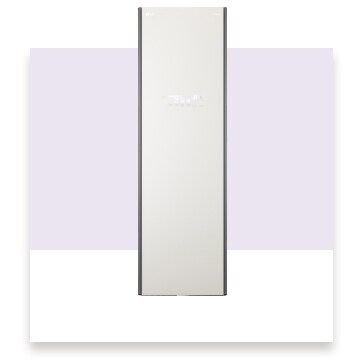 顯示 LG 智慧電子衣櫥 Objet 系列。