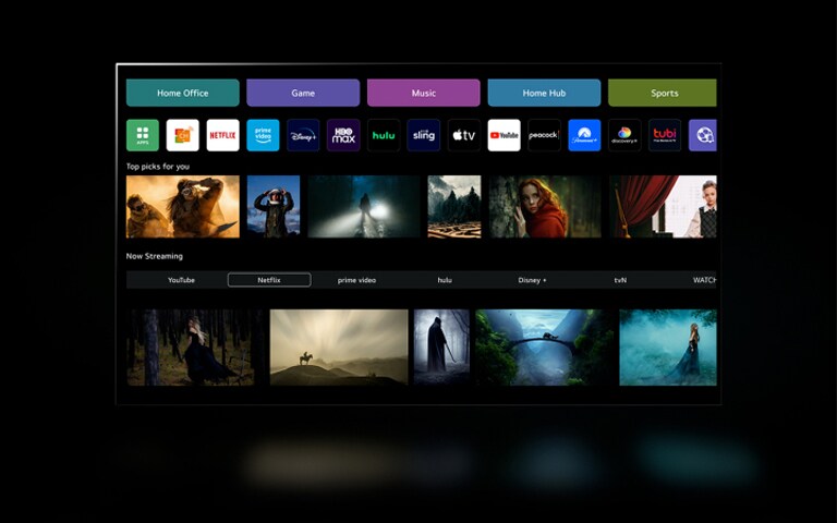 LG OLED M3從您最喜歡的影音到您偏愛的觀看設定，webOS 23 new Home 皆以您為主。