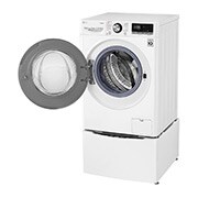 LG TWINWash™ 雙能洗 (蒸洗脫)｜10.5公斤+2公斤洗衣容量 (冰瓷白), TW105WPT.200HW