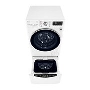 LG TWINWash™ 雙能洗 (蒸洗脫)｜13公斤+2公斤洗衣容量 (冰瓷白), TW13BPT