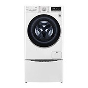 LG TWINWash™ 雙能洗 (蒸洗脫)｜13公斤+2公斤洗衣容量 (冰瓷白), TW13CPT